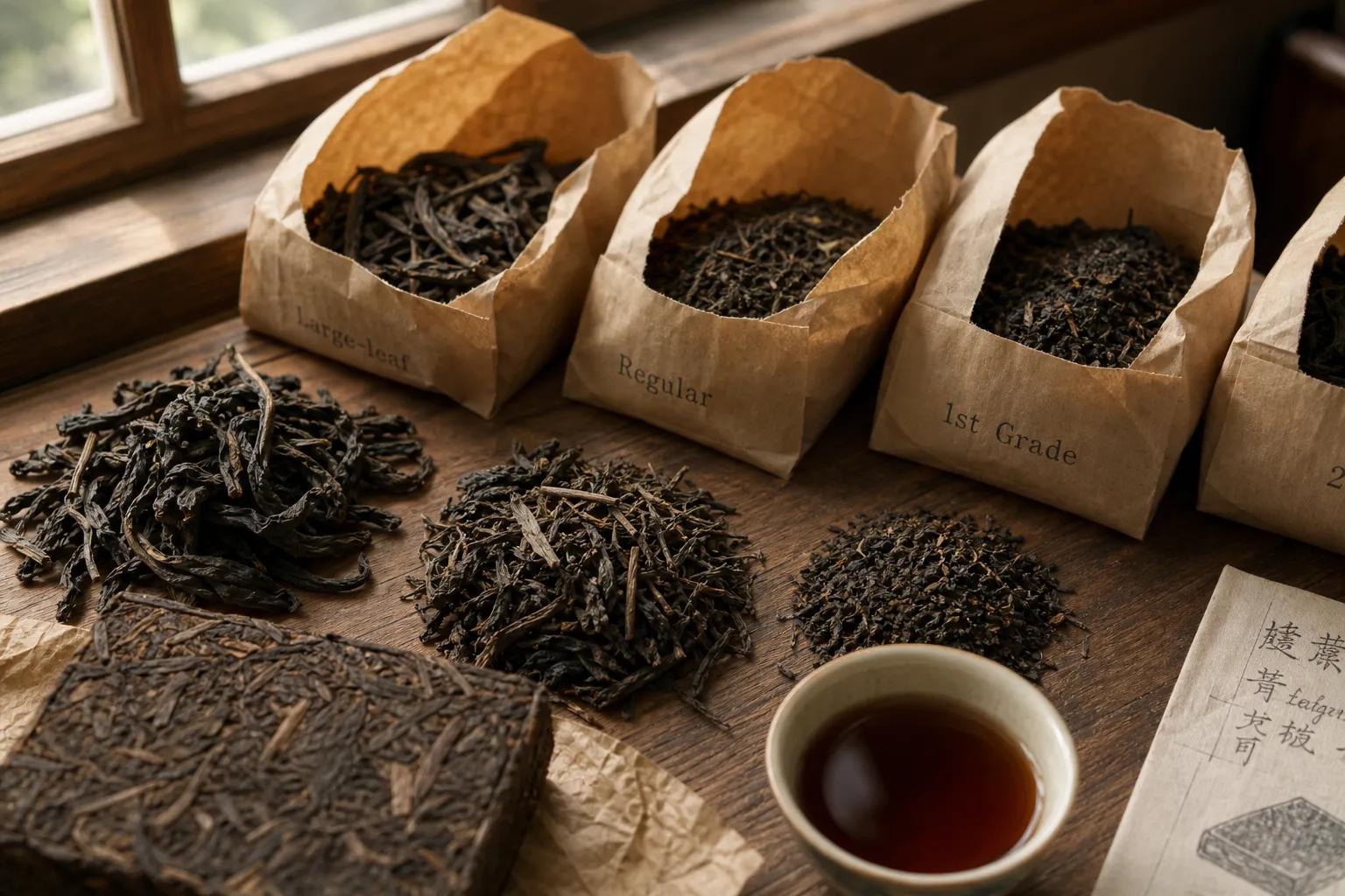 What Leaf Grade Words on Dark Tea Labels Can and Cannot Tell You
