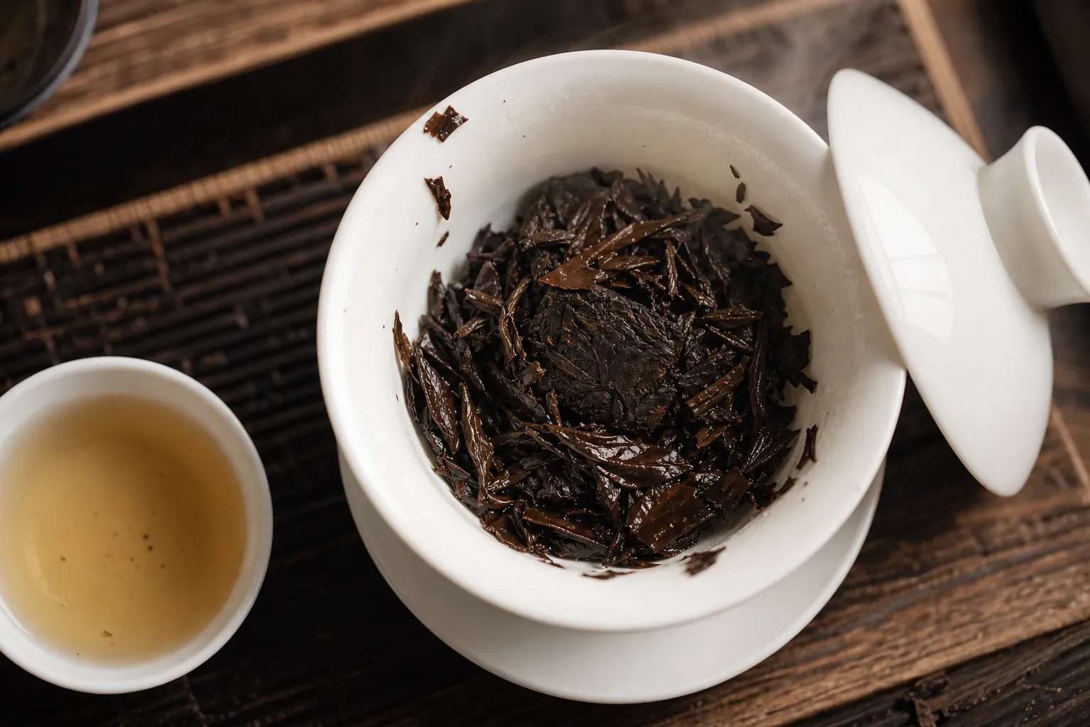 How to Tell When Dark Tea Leaves Have Opened After Rinsing