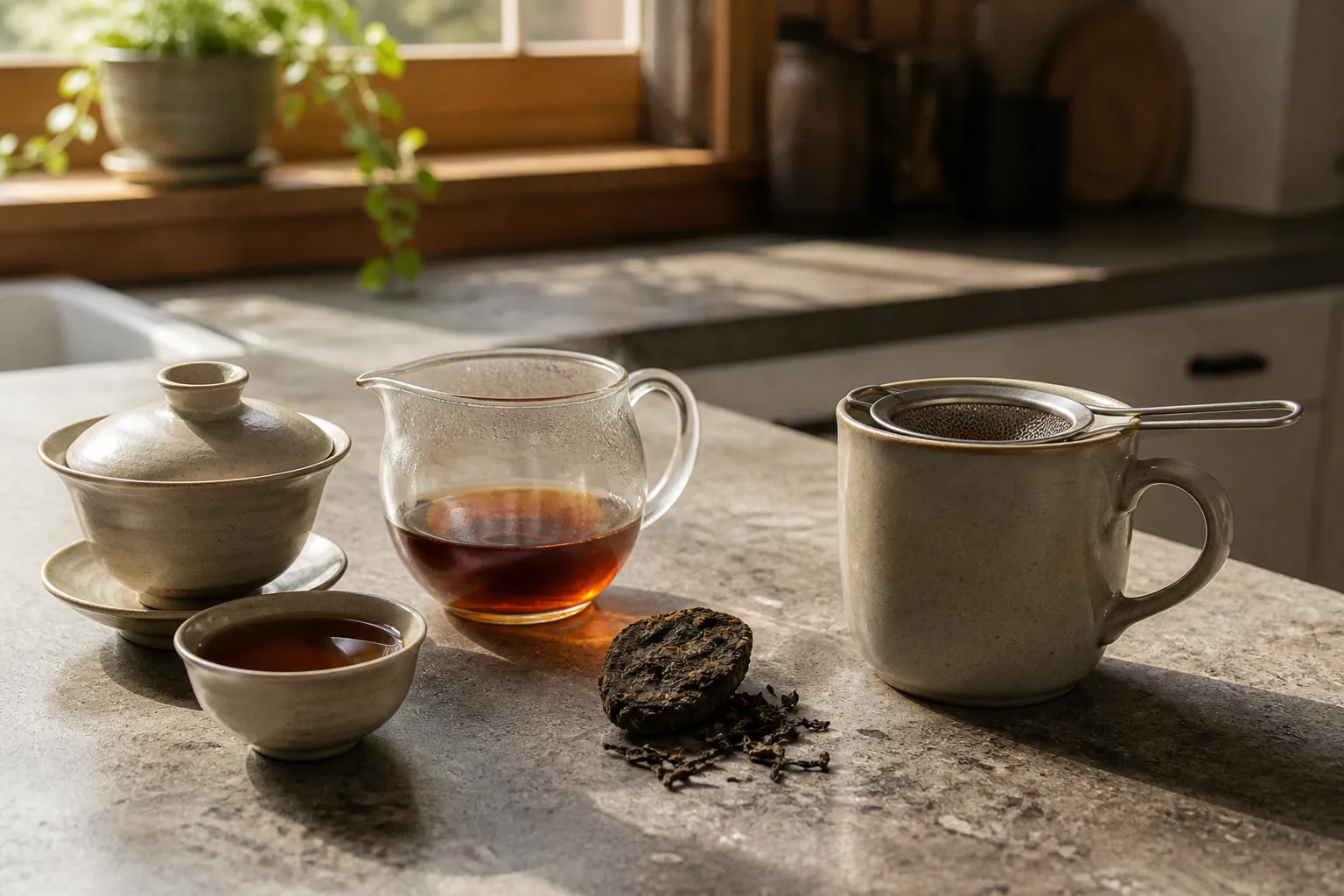 Gongfu Style or Mug Brewing for a Simple Dark Tea Ritual