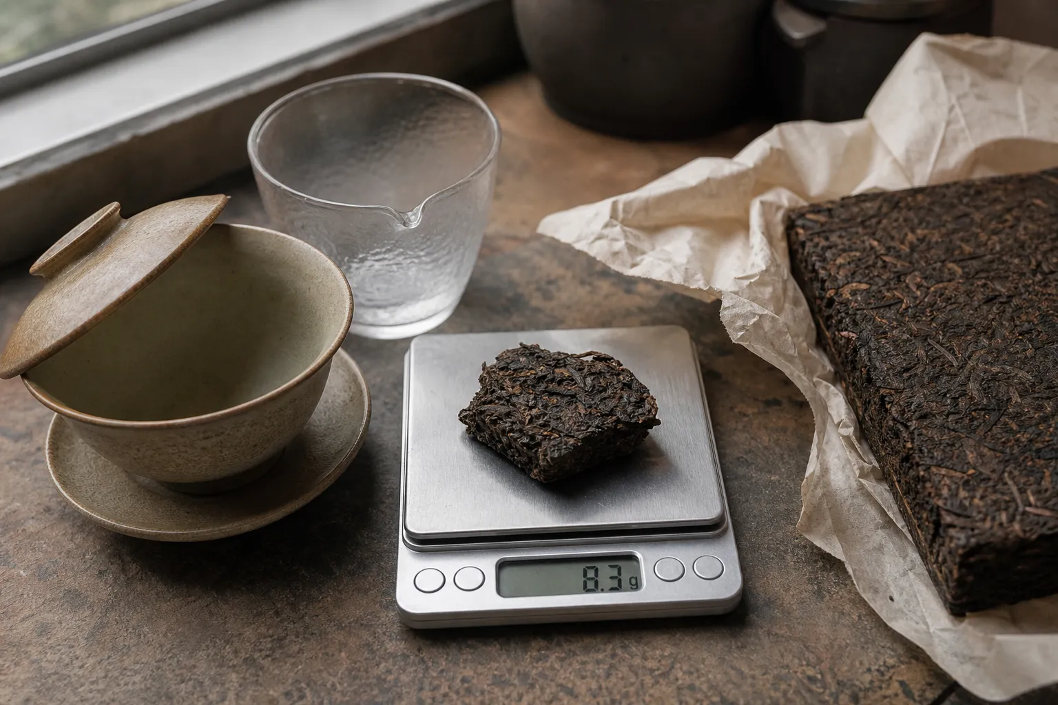 How Much Dark Tea Brick to Use for One Brewing Session
