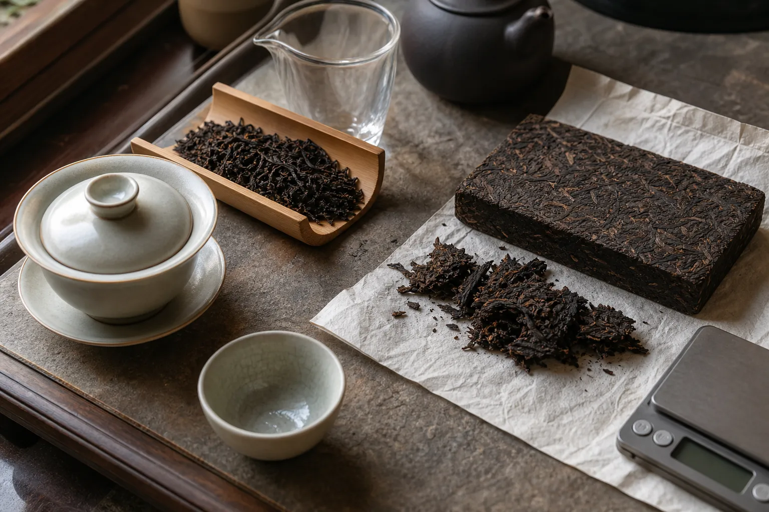 Loose Leaf Dark Tea vs Compressed Tea Bricks