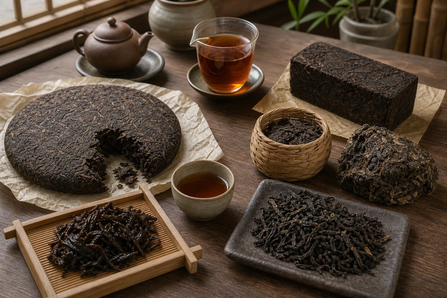 Ripe Pu-erh vs Hei Cha: What Actually Changes in Processing