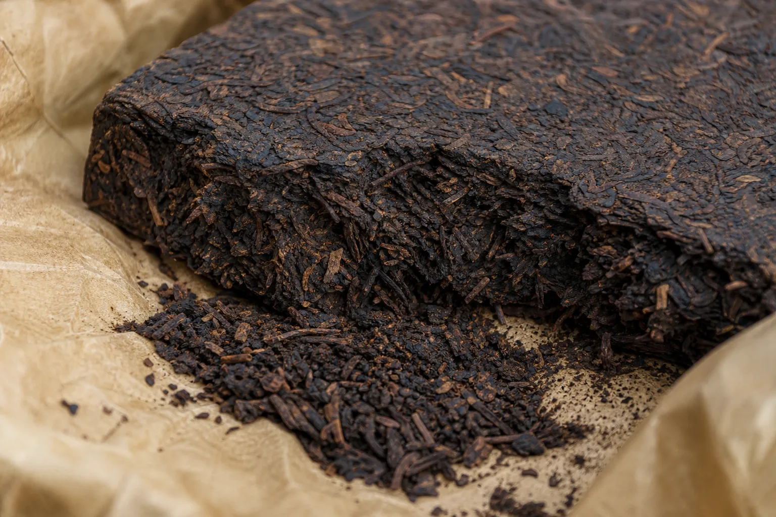 Is Tea Dust in a Dark Tea Brick a Problem