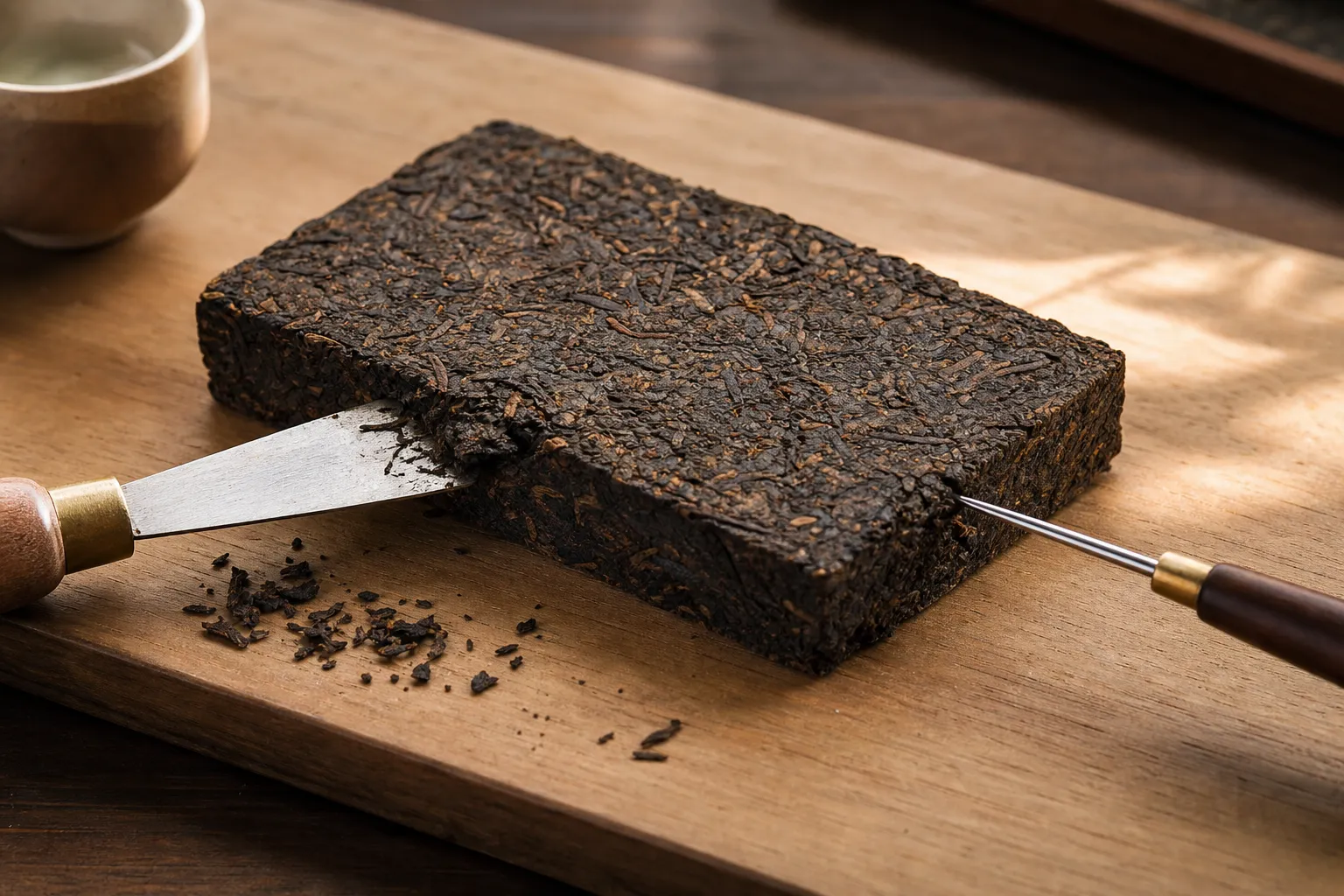 Tea Knife vs Tea Needle: Which Tool Works Better for Dark Tea Bricks