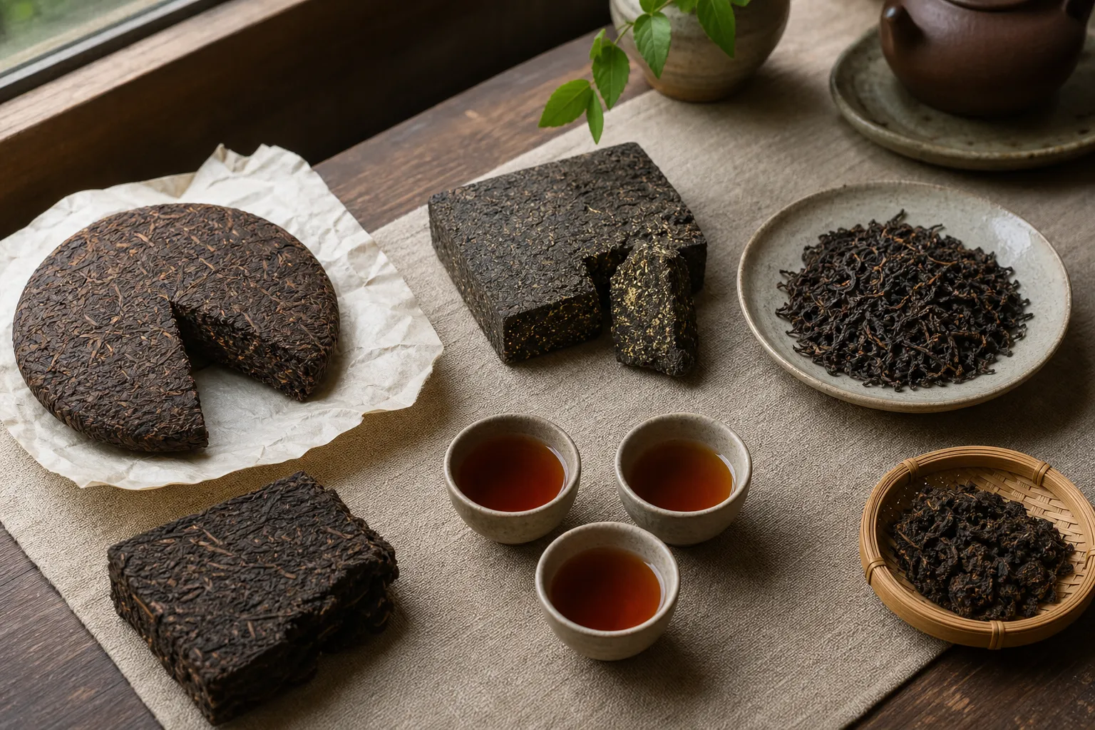 Major Types of Dark Tea and How They Differ