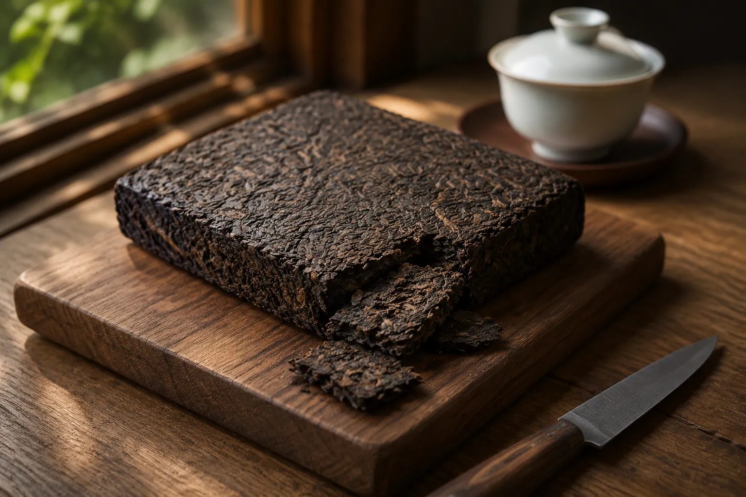Can You Use a Kitchen Knife to Break Dark Tea
