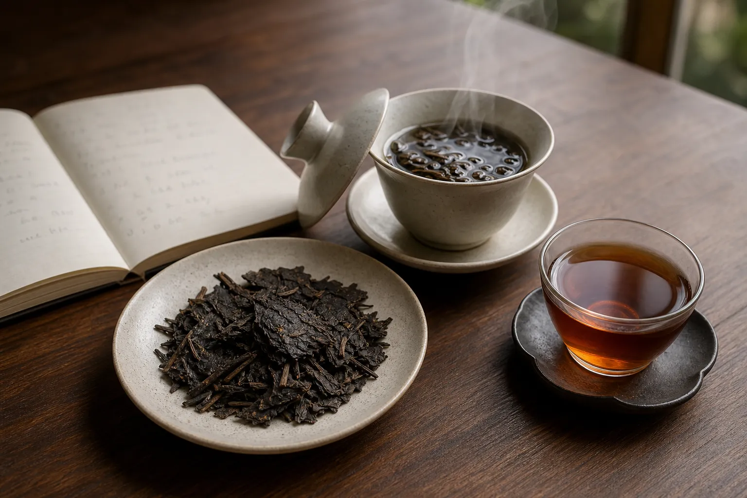 What to Notice During a Simple Dark Tea Session