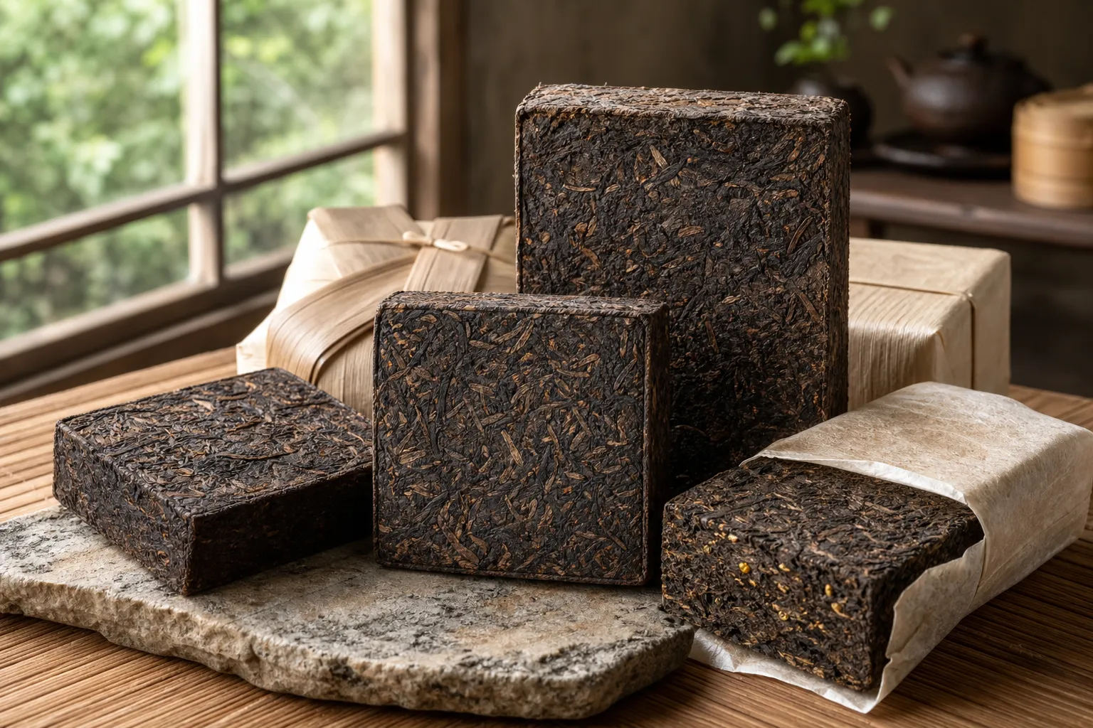 Which Dark Teas Are Usually Compressed Into Bricks