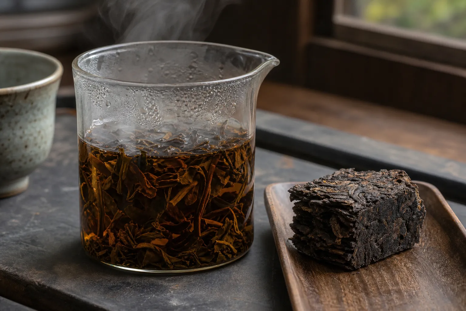 Why Loose Leaf Dark Tea Can Brew Stronger Faster Than a Tea Brick